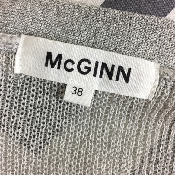 McGINN Gray Sweater Size 38 - Picture 6 of 8